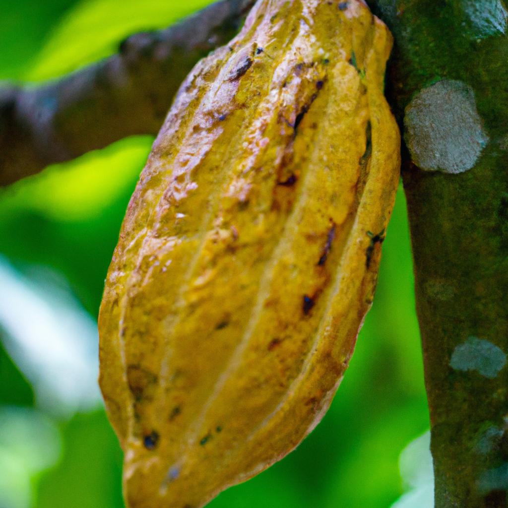 El árbol De Cacao Es Originario De América Central Y Del Sur, Y Sus Semillas Se Utilizan Para Hacer Chocolate Y Otros Productos De Cacao.