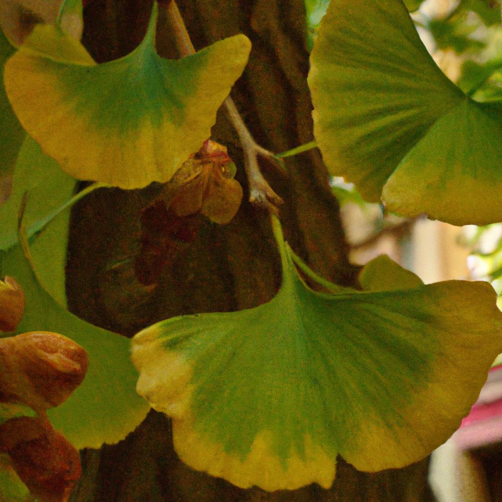 El árbol De Ginkgo Biloba Es Uno De Los árboles Más Antiguos Que Todavía Existen Y Sus Hojas Se Utilizan En La Medicina Tradicional.