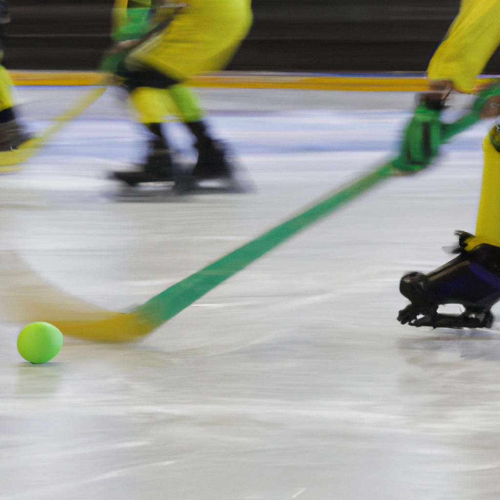 El Bandy Es Un Deporte De Equipo Que Se Juega En El Hielo Y Se Parece Al Hockey, Pero Se Juega Con Una Bola En Lugar De Un Disco.