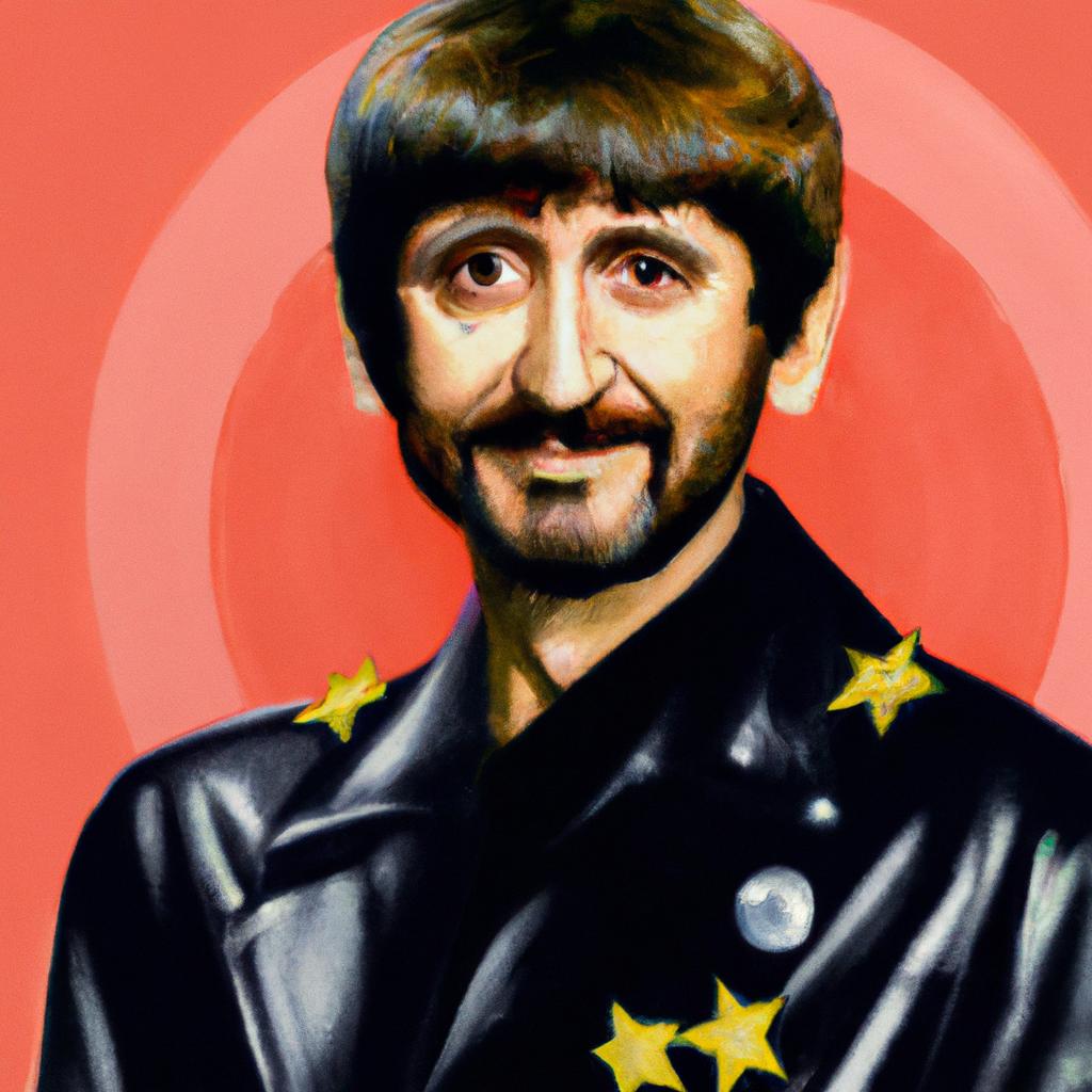 El Baterista Británico Ringo Starr Es Conocido Por Ser Miembro De La Banda De Rock The Beatles.