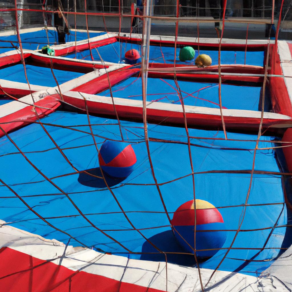 El Bossaball Es Un Deporte De Equipo Que Combina Elementos Del Voleibol, Fútbol, Gimnasia Y Capoeira, Y Se Juega En Un Campo Inflable Con Trampolines.