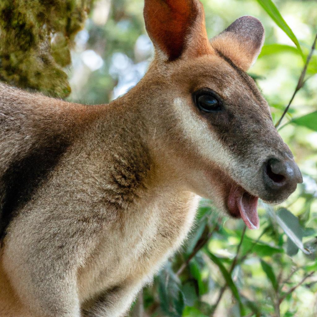 El Canguro Arborícola Es Un Marsupial Que Vive En Los árboles Y Tiene Una Cola Prensil Que Le Ayuda A Trepar Y Equilibrarse.