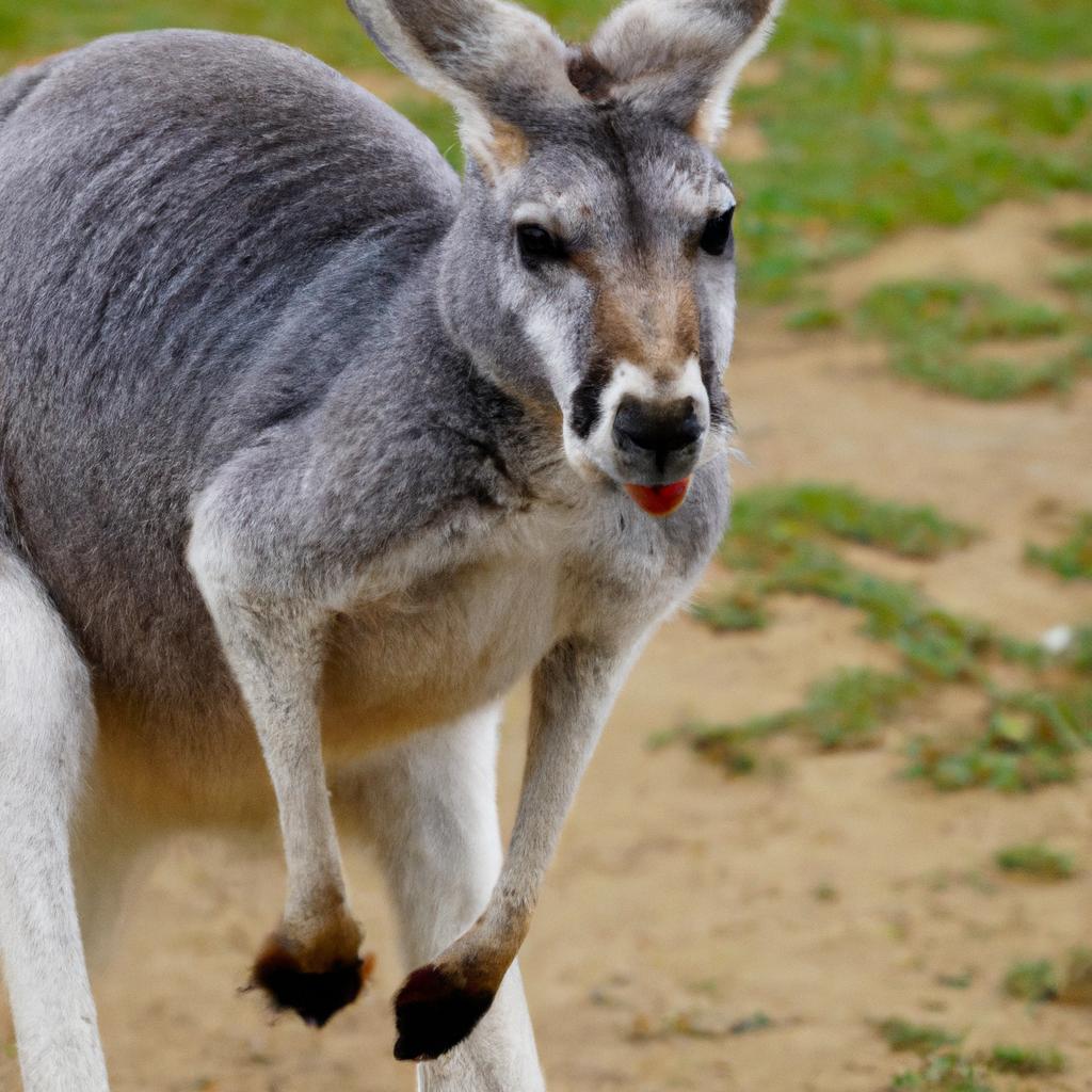 El Canguro Gris Oriental Es Una Especie De Canguro Que Se Encuentra En Australia Y Puede Saltar Grandes Distancias Para Desplazarse.