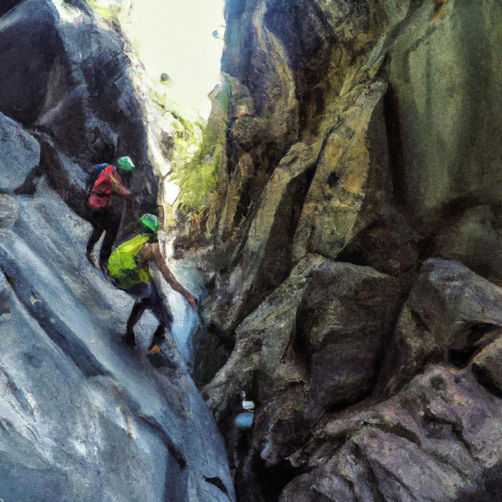 El Canyoneering Es Una Combinación De Caminar, Trepar, Saltar, Nadar Y A Veces Rapelar A Través De Cañones.