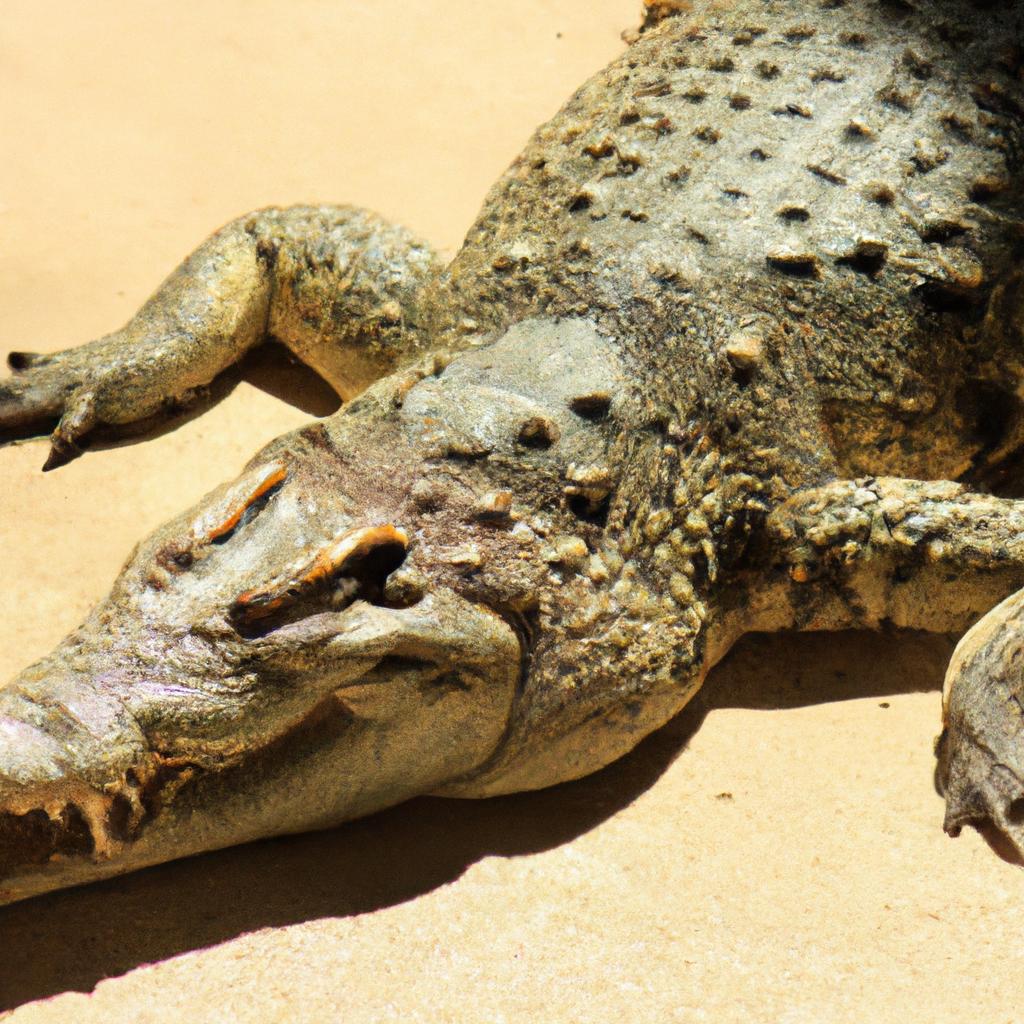 El Cocodrilo Del Nilo Es Uno De Los Mayores Reptiles Y Puede Medir Hasta 6 Metros De Longitud.