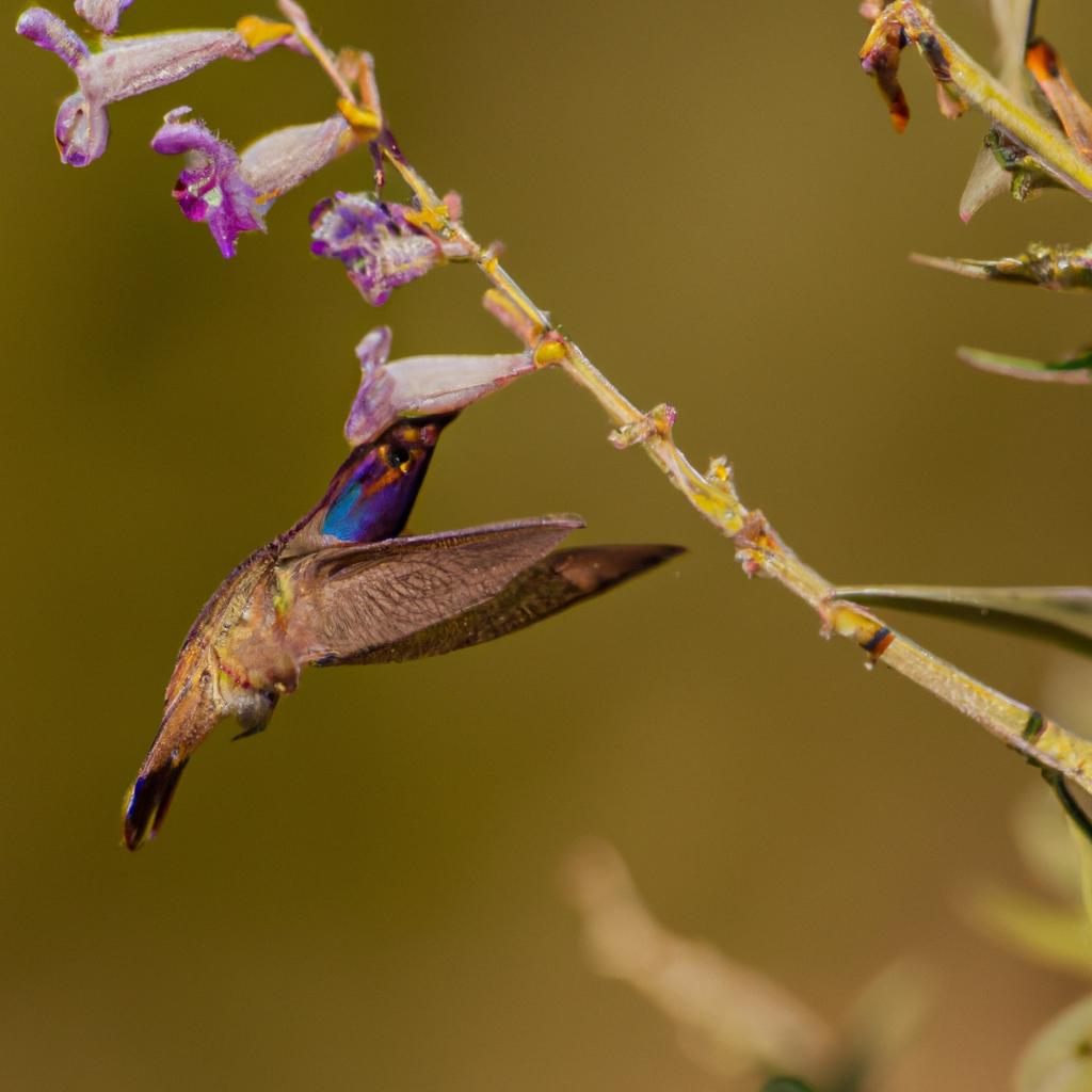 El Colibrí Abeja Es Una Especie De Colibrí Que Es La Más Pequeña Del Mundo, Con Un Tamaño Similar Al De Un Insecto.