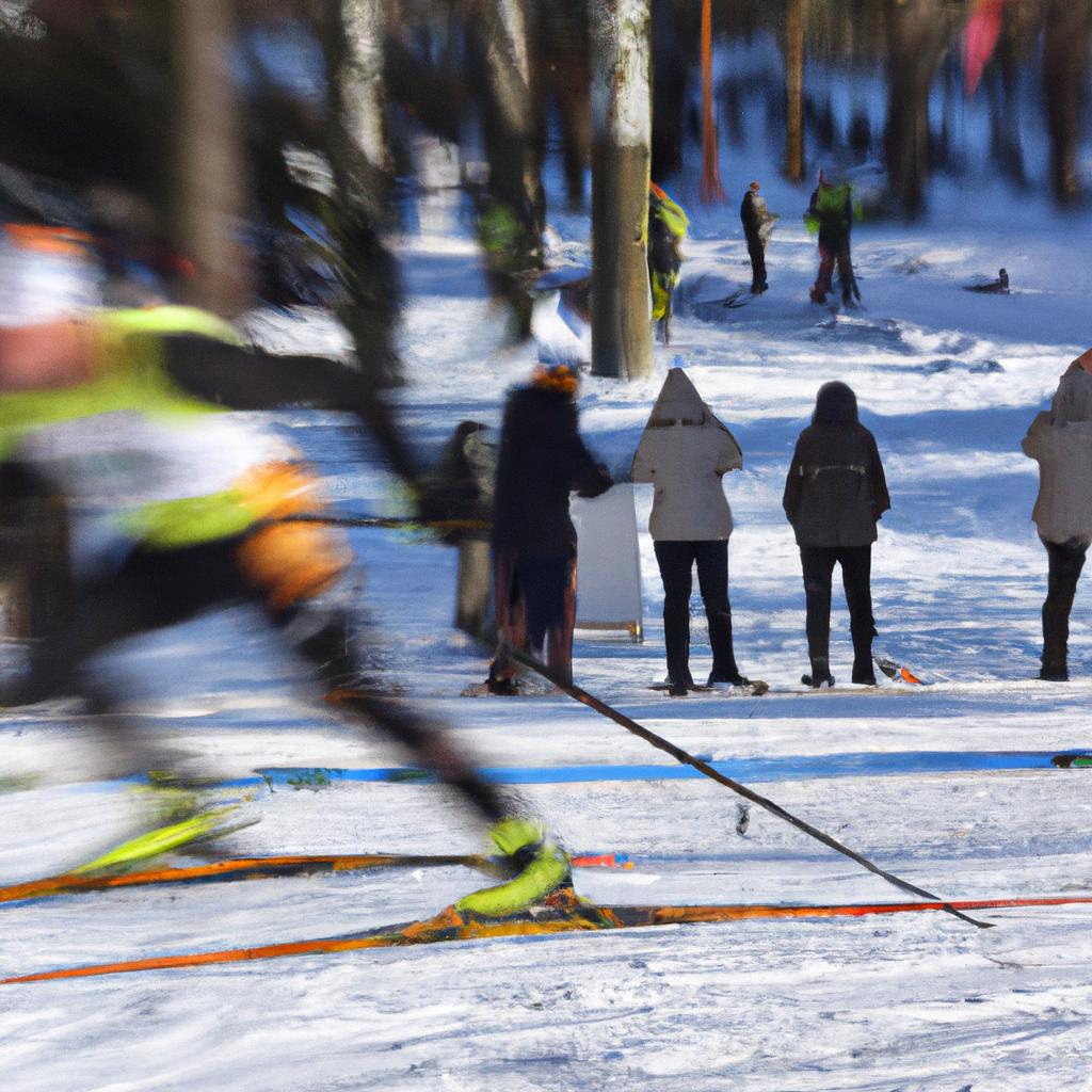 El Cross-country Skiing Es Un Método De Esquí Donde Los Participantes Dependen De Su Propio Movimiento Para Moverse.