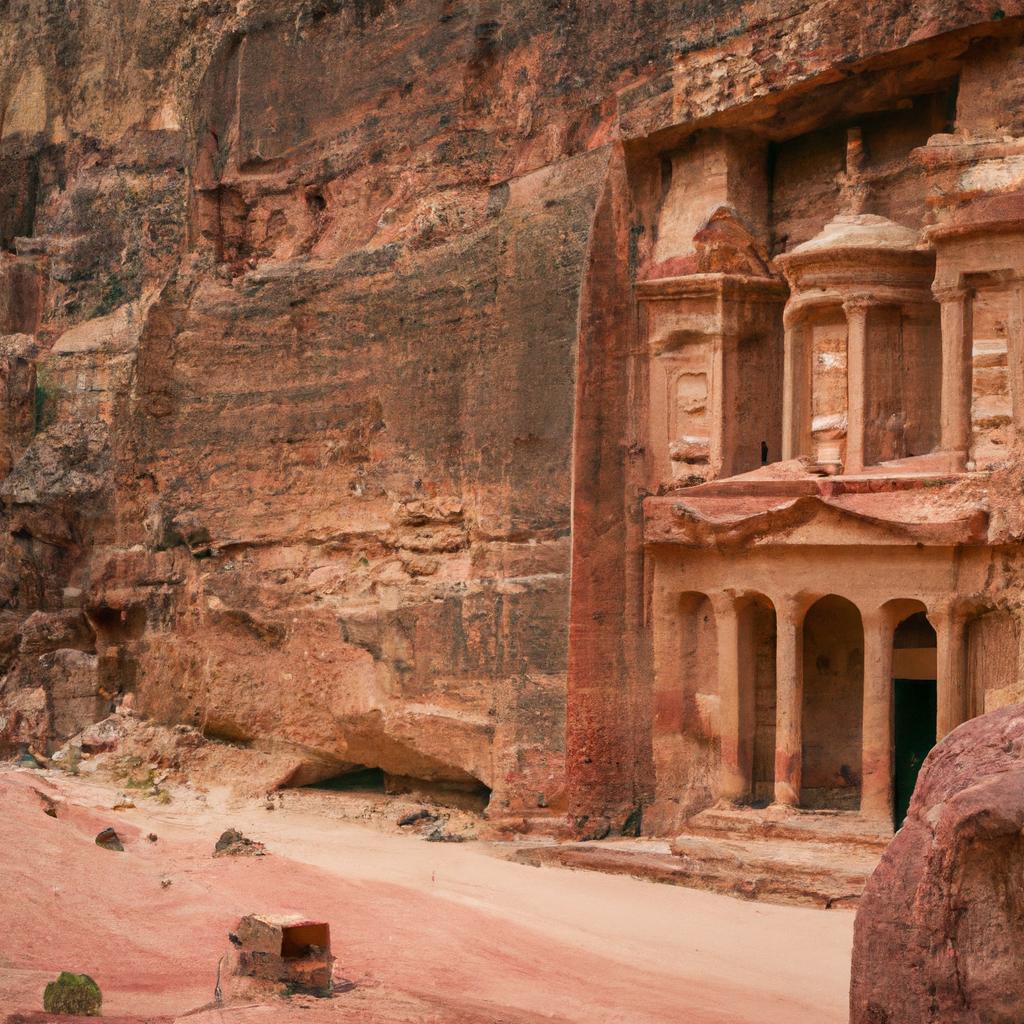 El Descubrimiento Del Sitio De La Ciudad Perdida De Petra En Jordania Ha Revelado Una Ciudad Tallada En Piedra Que Fue Una Importante Ruta Comercial En La Antigüedad.