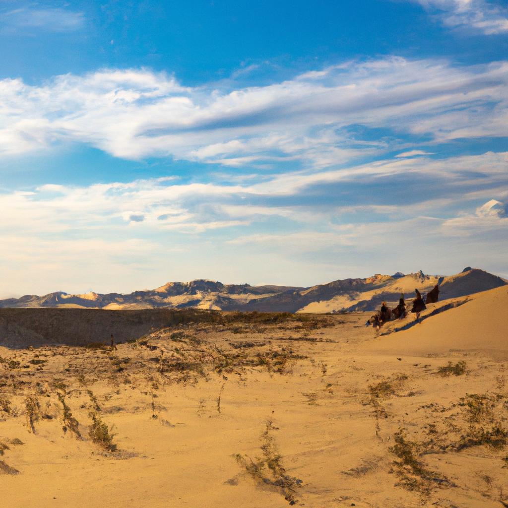 El Desierto Del Gobi, Que Se Extiende A Través De Mongolia Y China, Es Uno De Los Desiertos Más Grandes Del Mundo Y Alberga Una Diversidad De Vida Silvestre, Incluidos Los Camellos Bactrianos.