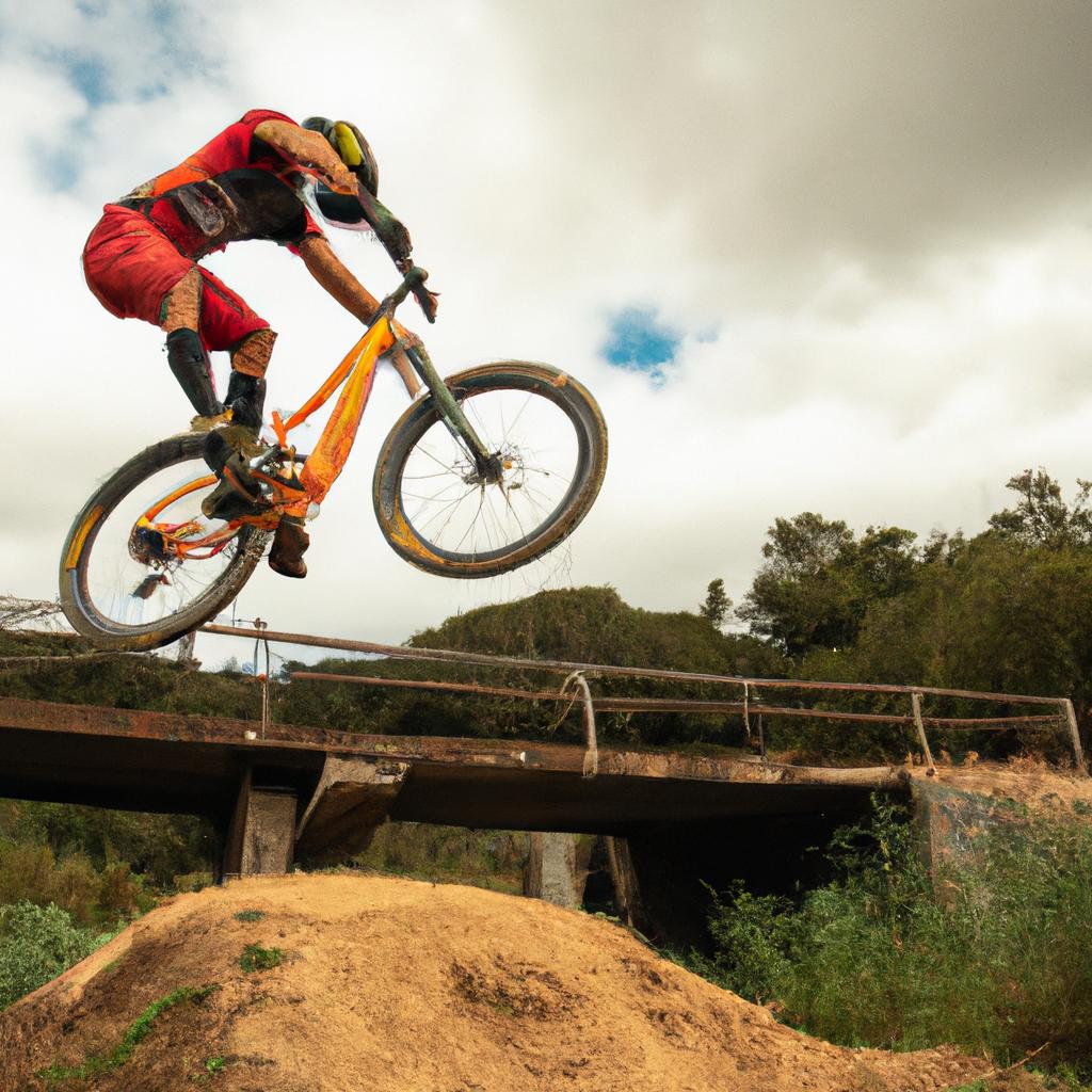 El Dirt Jumping Es Un Estilo De Ciclismo De Montaña Donde Los Ciclistas Saltan Sobre Montículos De Tierra O Rampas.