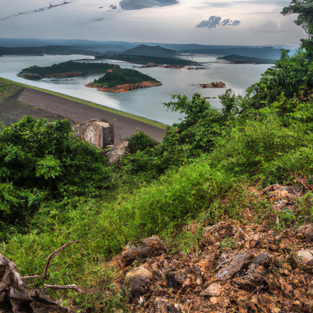 El Embalse Del Lago Volta En Ghana Es El Embalse Artificial Por Superficie Más Grande Del Mundo.