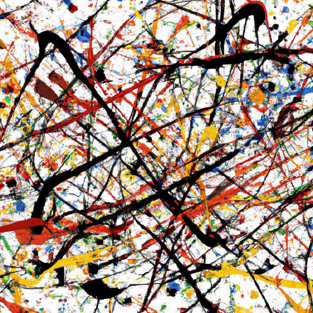 El Famoso Pintor Estadounidense Jackson Pollock Es Conocido Por Su Técnica Del 