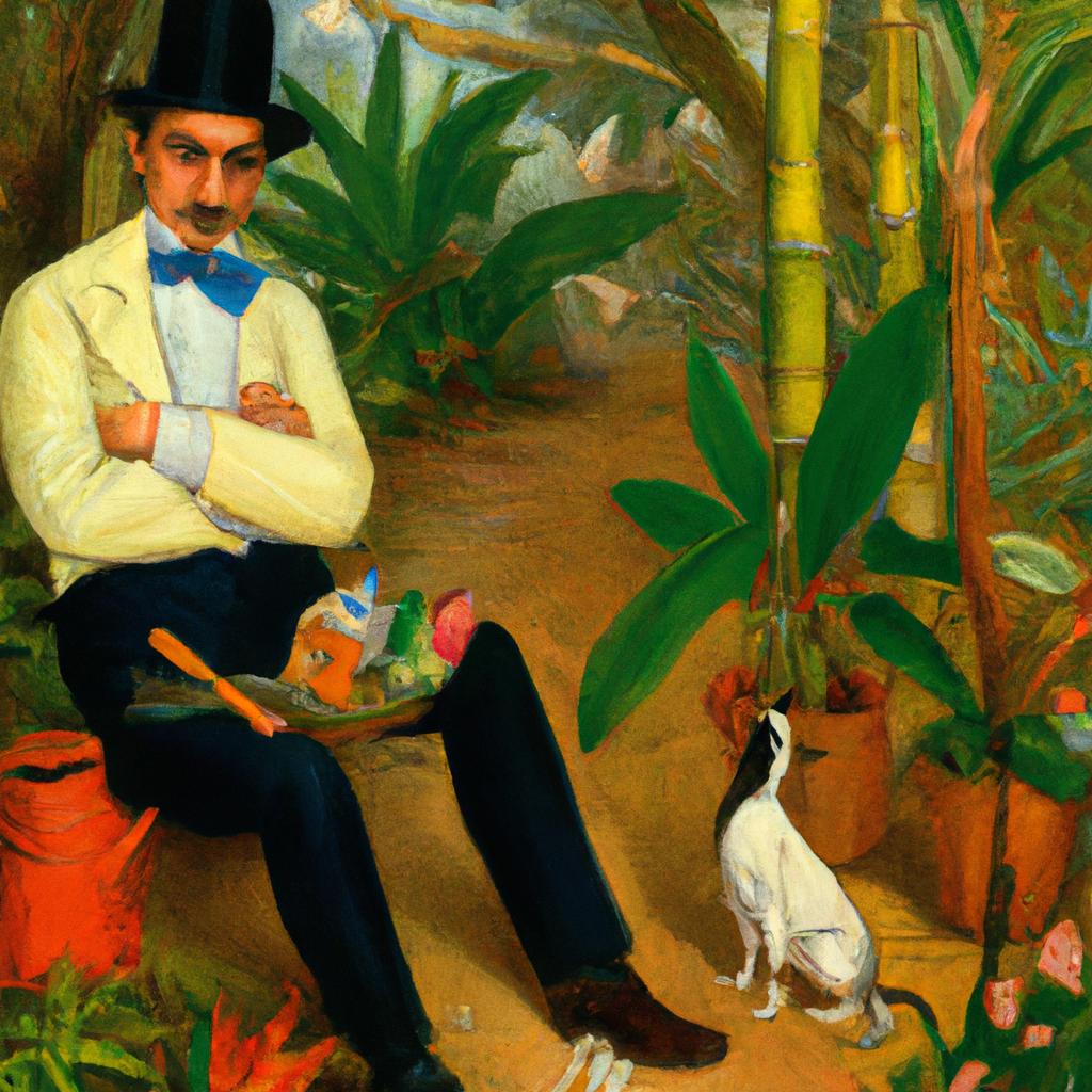 El Famoso Pintor Francés Henri Rousseau, Conocido Como 