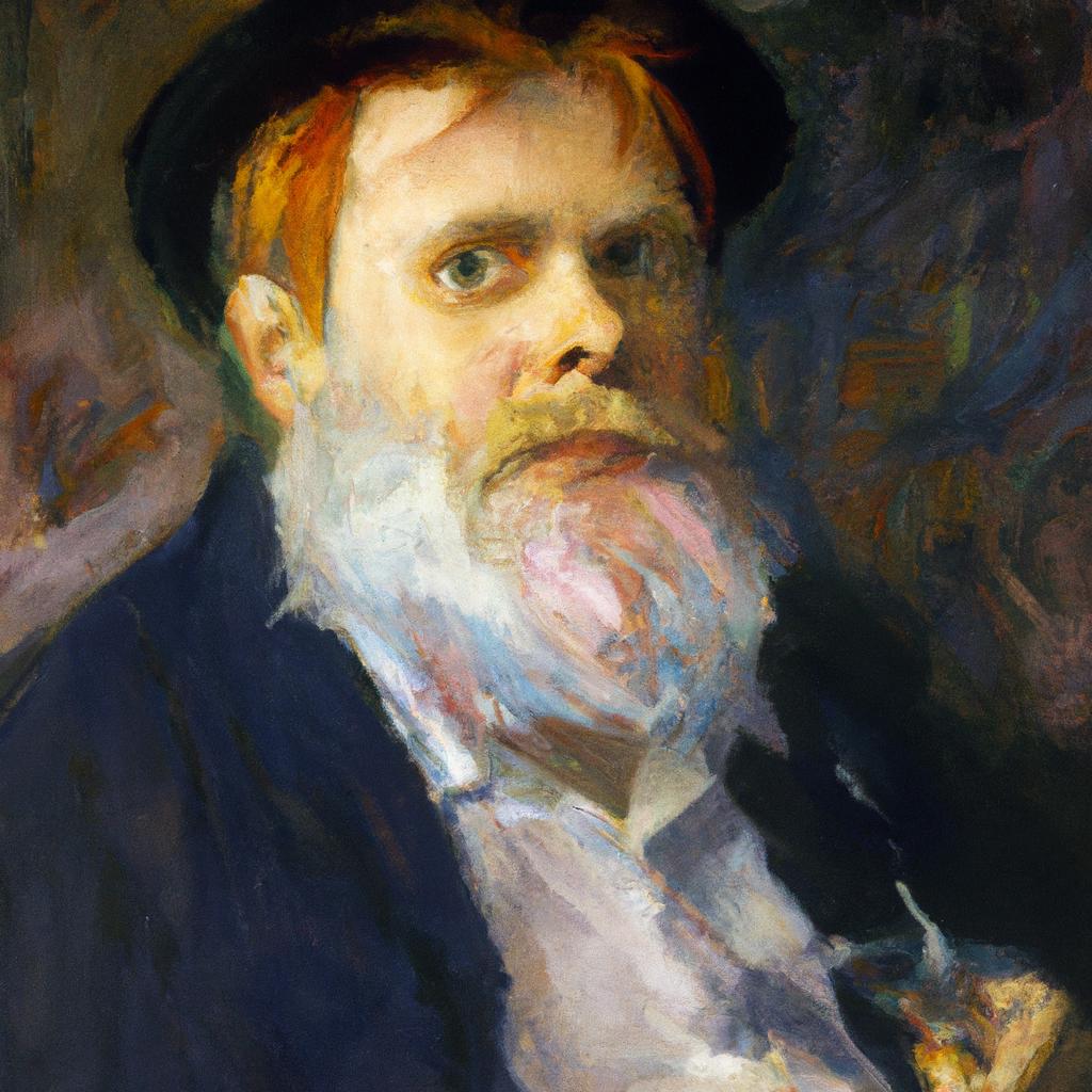 El Famoso Pintor Impresionista Pierre-Auguste Renoir Padecía De Artritis En Sus últimos Años, Pero Aún Continuó Pintando Usando Un Pincel Atado A Su Muñeca.