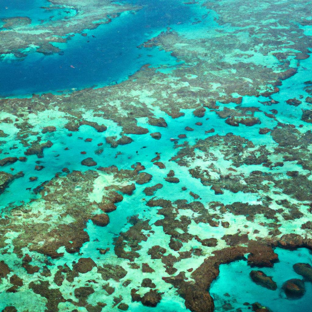 El Gran Arrecife De Coral, Ubicado Frente A La Costa De Queensland, Australia, Es El Sistema De Arrecifes De Coral Más Grande Del Mundo Y Se Extiende Sobre Una Distancia De Más De 2,300 Kilómetros.