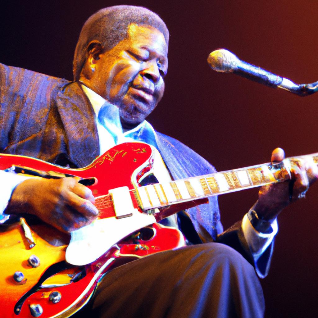 El Guitarrista De Blues B.B. King Es Conocido Por Su Característico Sonido De Guitarra, Apodado El 