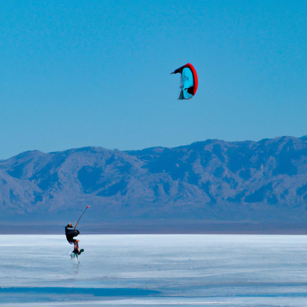 El Kite Ice Skating Es Similar Al Kitesurfing, Pero En Hielo.