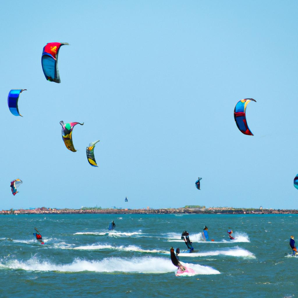 El Kiteboarding Se Popularizó A Finales De La Década De 1990 Y Se Considera Una Combinación De Windsurfing, Snowboarding, Wakeboarding Y Paracaidismo.