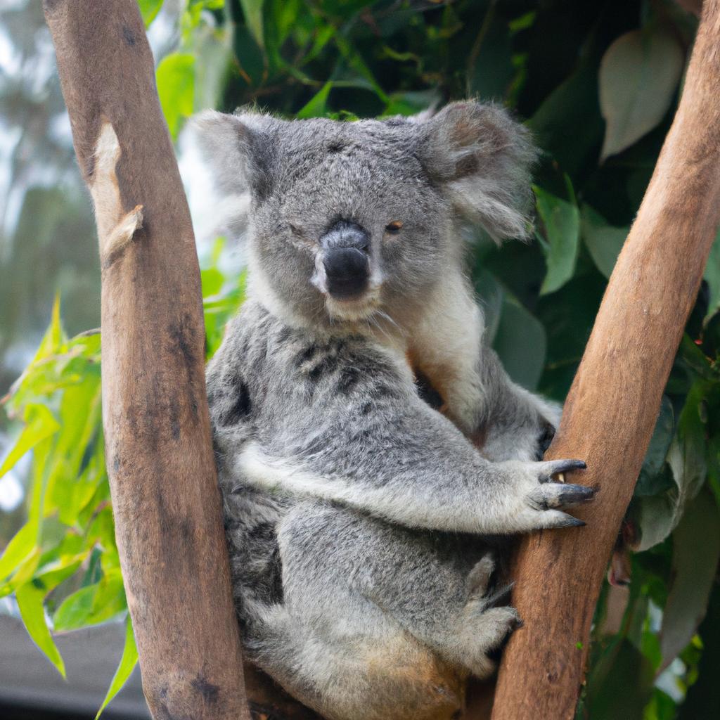 El Koala Se Alimenta Principalmente De Hojas De Eucalipto Y Duerme Hasta 20 Horas Al Día.