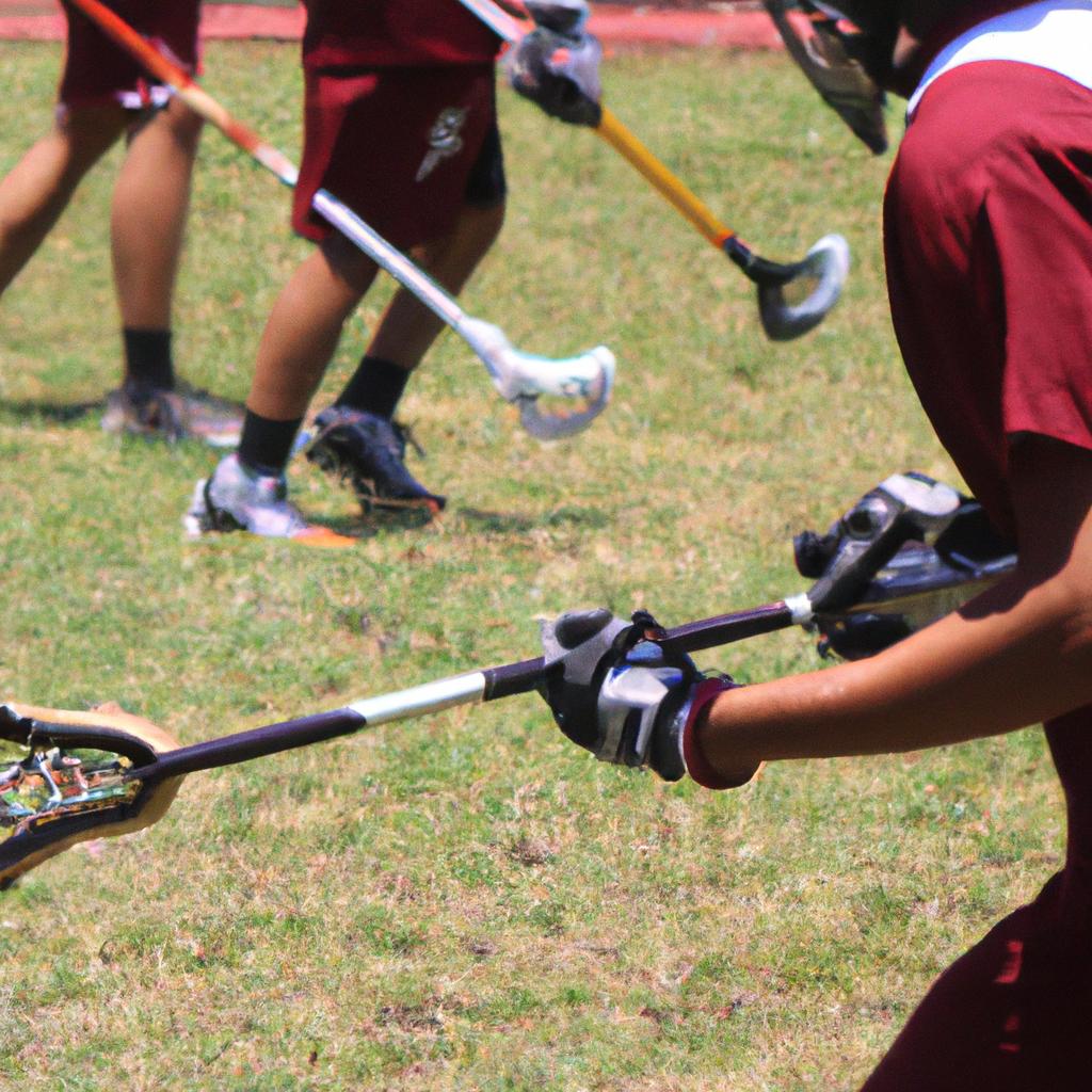 El Lacrosse Es Un Deporte De Equipo Rápido Jugado Con Una Pequeña Bola De Goma Y Un Largo Palo Con Una Red En Un Extremo, Conocido Como El Palo De Lacrosse.