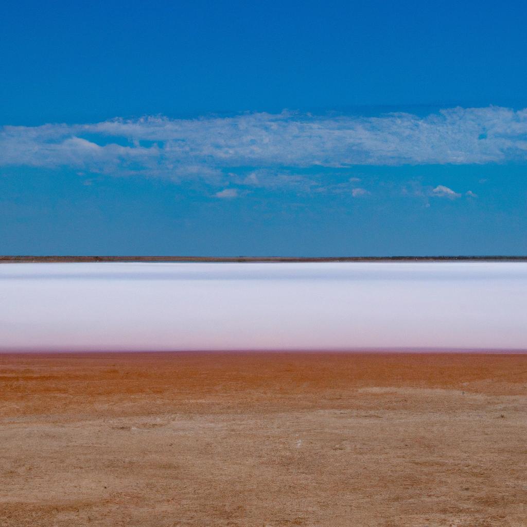 El Lago Eyre En Australia Es El Lago De Sal Más Grande De Australia Y Se Seca Completamente En Ciertas épocas Del Año.