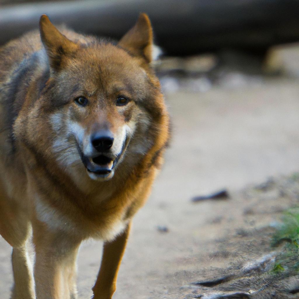 El Lobo Rojo Es Una Especie De Lobo Que Se Encuentra En América Del Norte Y Es Conocido Por Su Pelaje Rojizo.