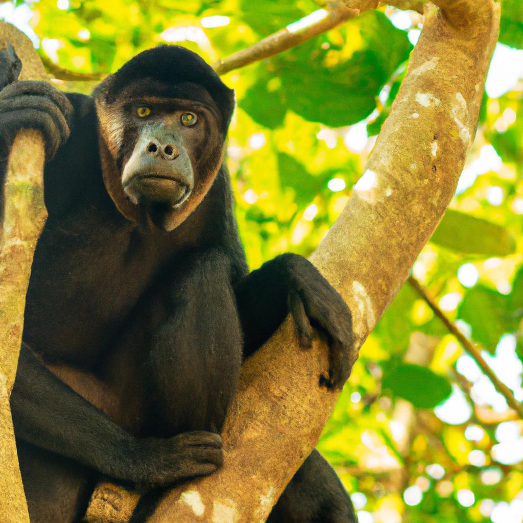 El Mono Aullador Es Conocido Por Su Fuerte Rugido, Que Puede Escucharse A Varios Kilómetros De Distancia En La Selva.