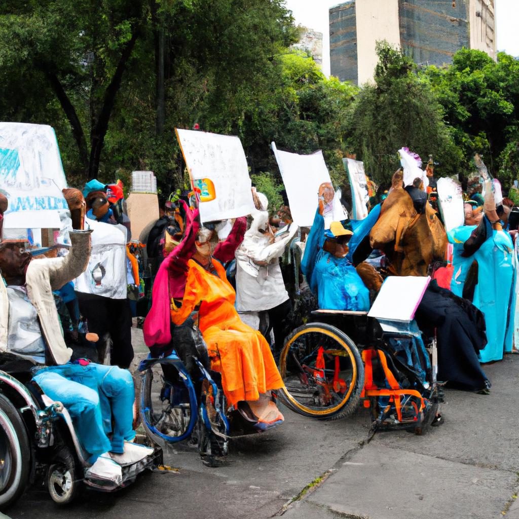 El Movimiento Por Los Derechos De Los Discapacitados Ha Trabajado Para Garantizar La Igualdad De Oportunidades Y La Accesibilidad Para Las Personas Con Discapacidad.