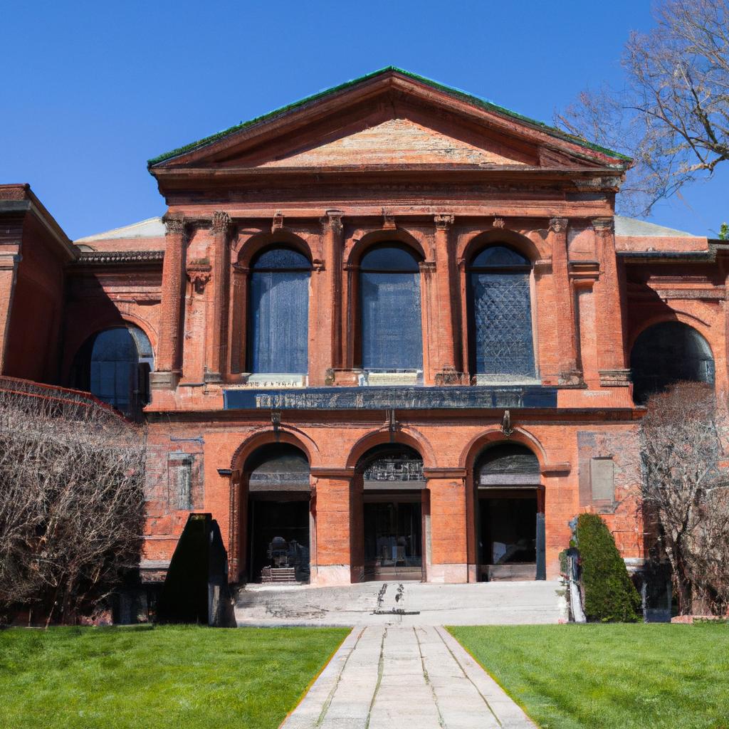 El Museo De Arte De La Universidad De Harvard En Estados Unidos Alberga Una Amplia Colección De Arte De Diferentes Culturas Y Períodos Históricos.