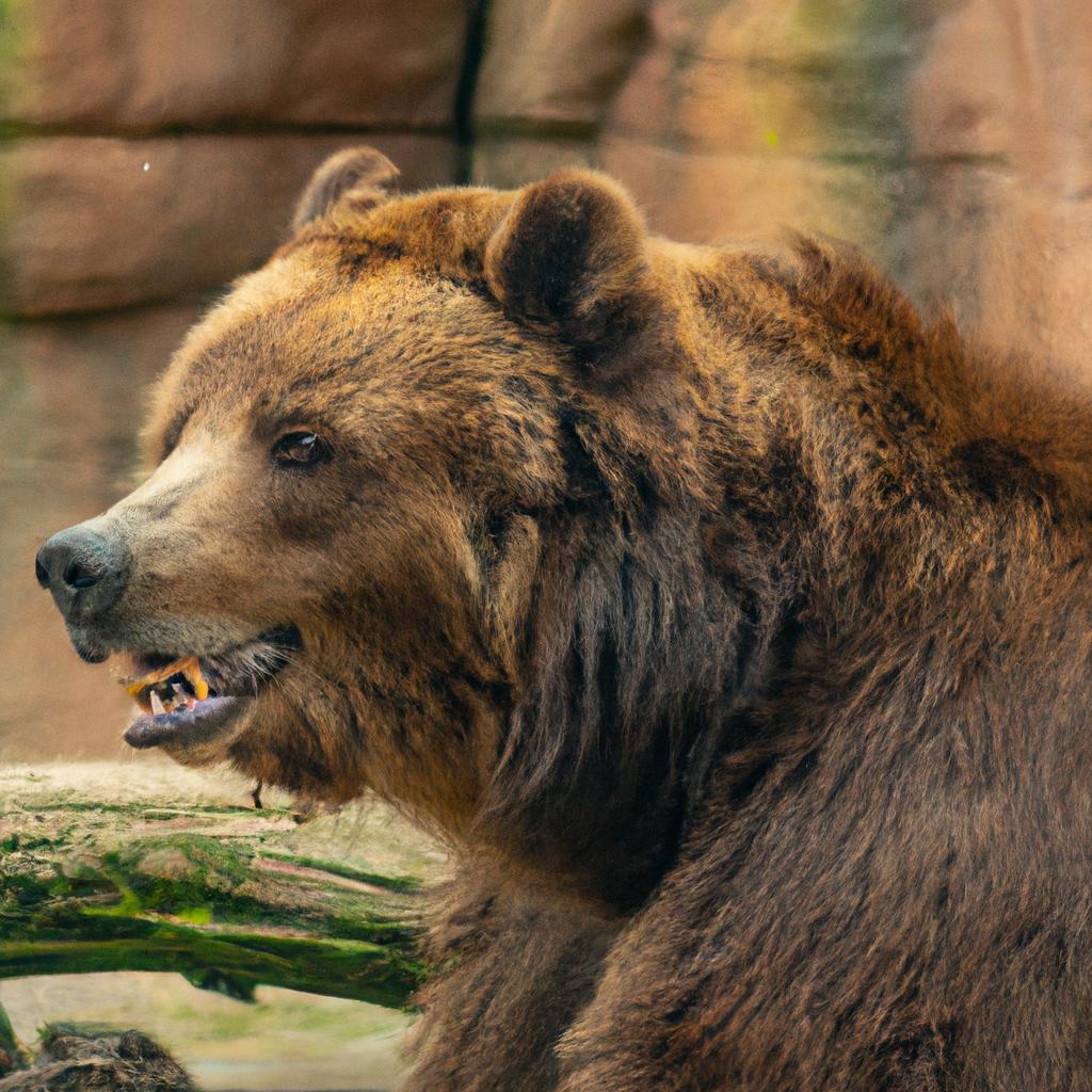 El Oso Grizzly Es Un Gran Oso Nativo De América Del Norte Y Es Conocido Por Su Tamaño Y Fuerza.