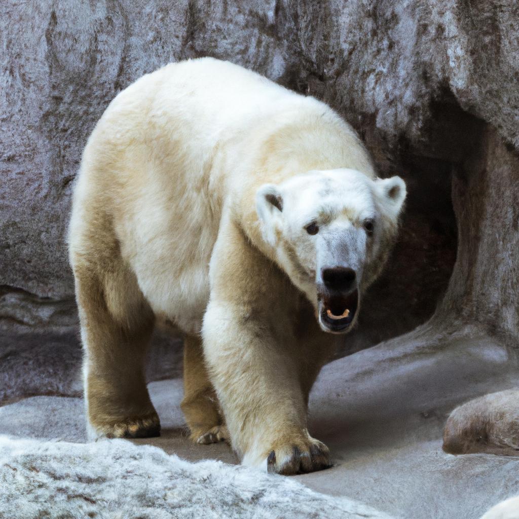 El Oso Polar Tiene Una Capa De Grasa Y Un Pelaje Grueso Que Lo Ayuda A Mantenerse Caliente En Las Bajas Temperaturas Del Ártico.