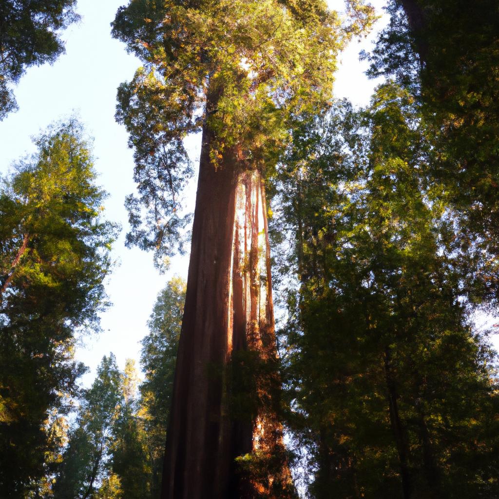 El Parque Nacional De Las Secuoyas En California Es El Hogar De Los árboles Más Grandes Del Mundo.