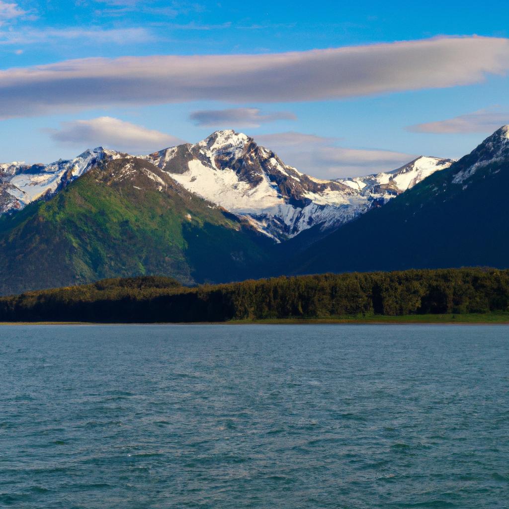 El Parque Nacional De Los Fiordos De Kenai En Alaska, Estados Unidos, Presenta Impresionantes Fiordos Glaciares, Montañas Escarpadas Y Una Gran Diversidad De Vida Salvaje.