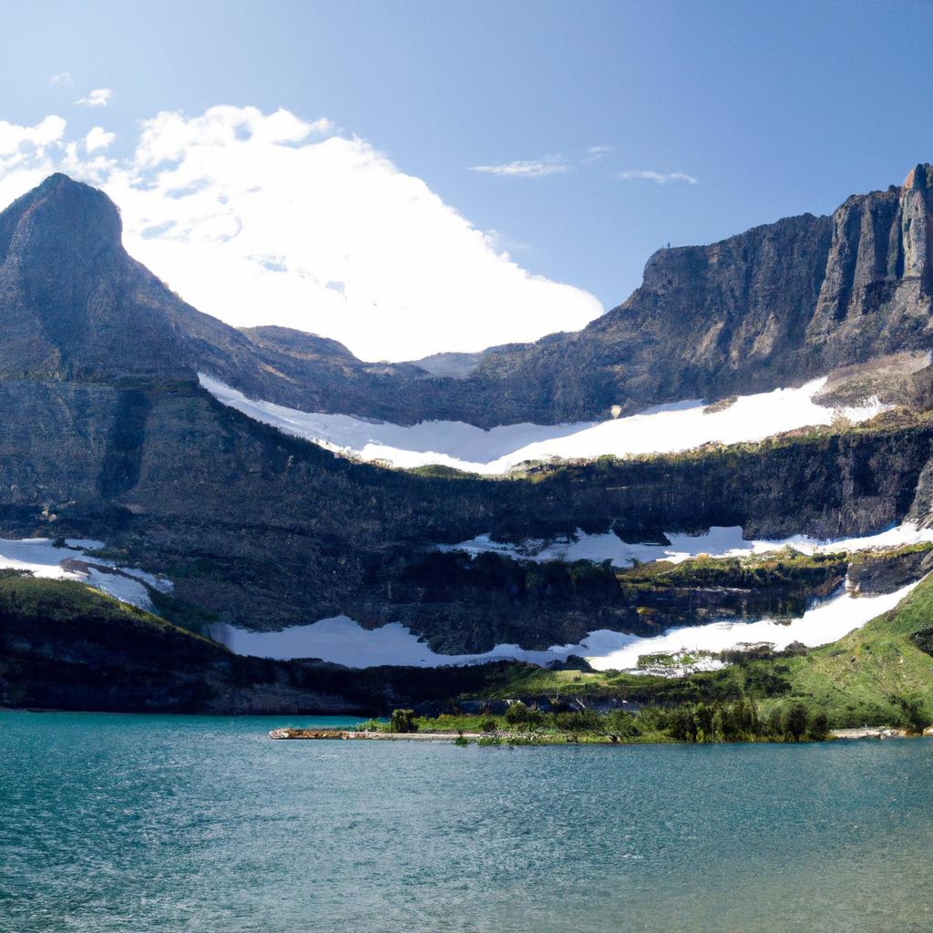 El Parque Nacional De Los Glaciares En Montana, Estados Unidos, Alberga Más De 700 Glaciares Activos, Incluido El Famoso Glaciar De Grinnell.