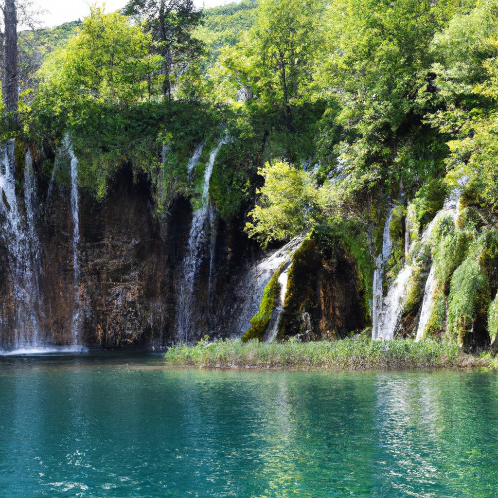 El Parque Nacional De Los Lagos De Plitvice, En Croacia, Es Famoso Por Sus Cascadas Y Lagos Interconectados, Que Varían En Tonos De Azul Y Verde Debido A Los Minerales Y Organismos Presentes.