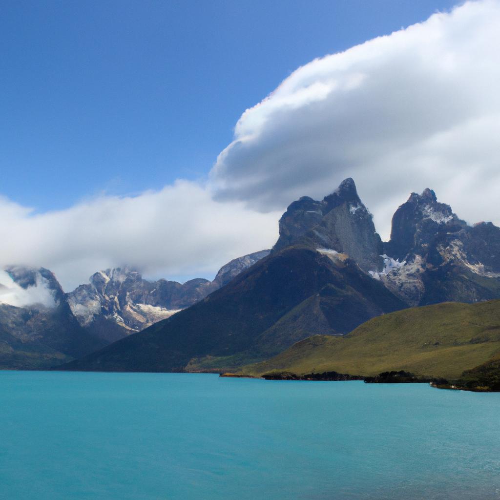 El Parque Nacional Torres Del Paine En Chile Es Conocido Por Sus Imponentes Picos De Granito, Lagos Turquesas Y Glaciares Colosales, Que Ofrecen Un Paisaje De Gran Belleza.