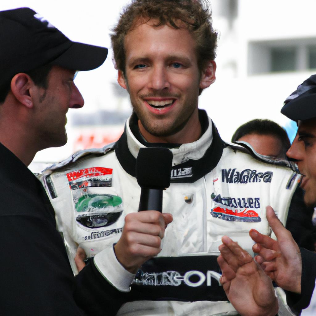 El Piloto De F1 Jenson Button Ganó El Campeonato Del Mundo En 2009 Con El Equipo Brawn GP.