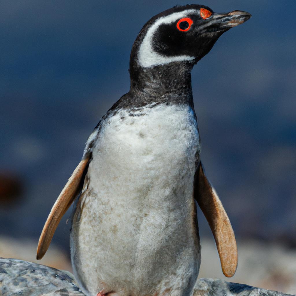 El Pingüino De Barbijo Es Una Especie De Pingüino Que Se Encuentra En Las Islas Malvinas Y Tiene Una Franja Negra En El Mentón.