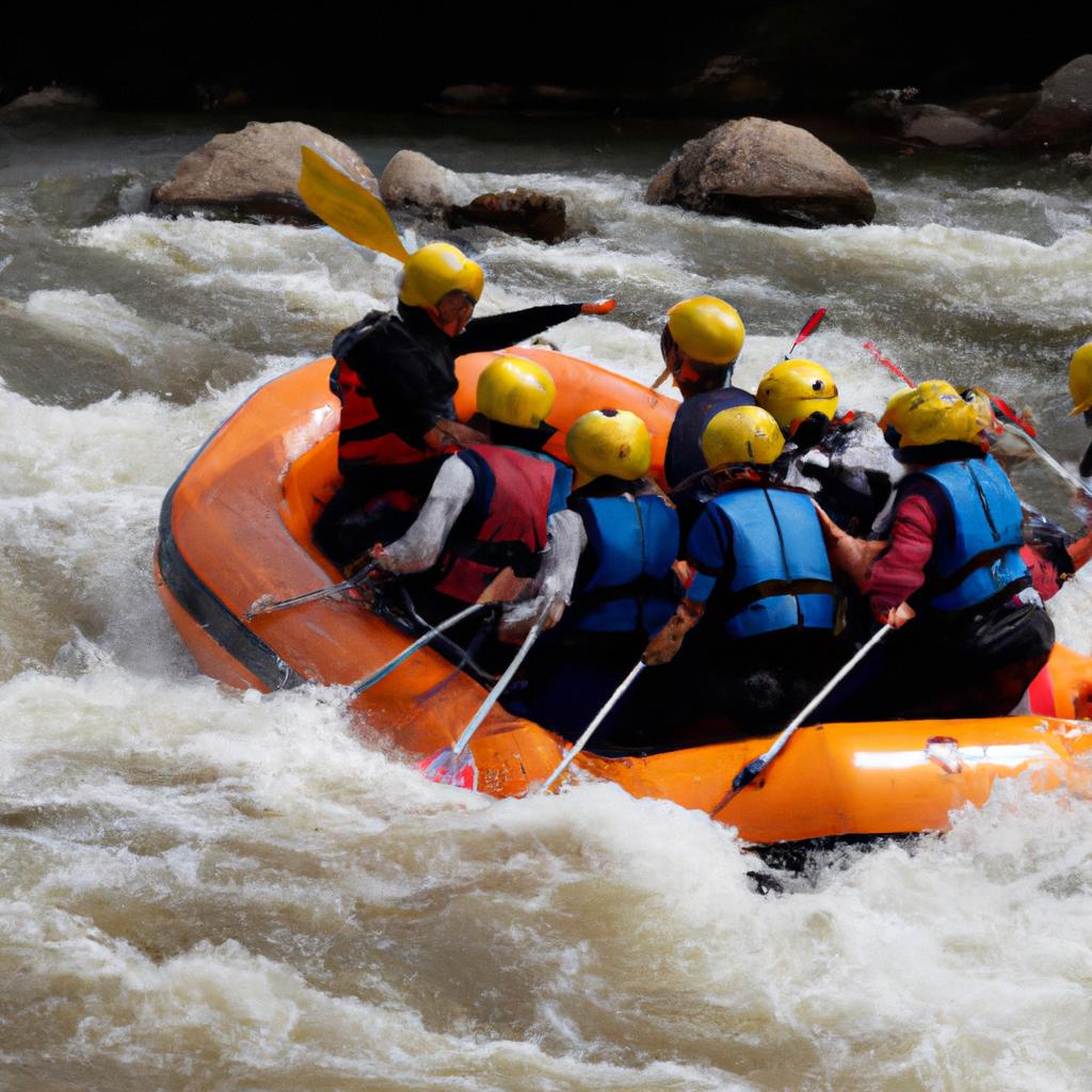 El Rafting En Aguas Bravas Es Una Actividad De Aventura En La Que Los Participantes Navegan Por Ríos Turbulentos.