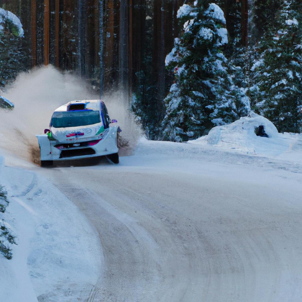 El Rally De Finlandia Es Famoso Por Sus Saltos Y Alta Velocidad.