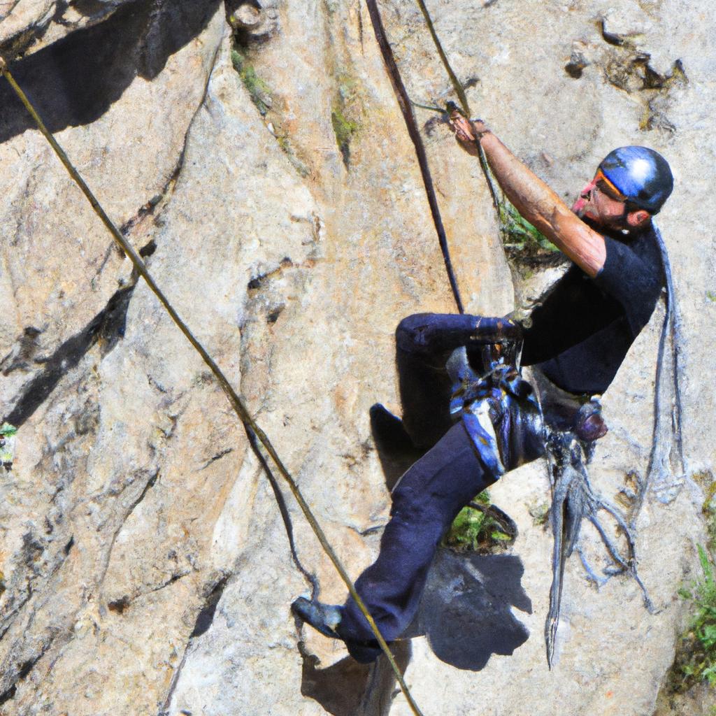 El Rappel Es Una Técnica De Descenso De Paredes O Acantilados Con Cuerdas Y Arneses.