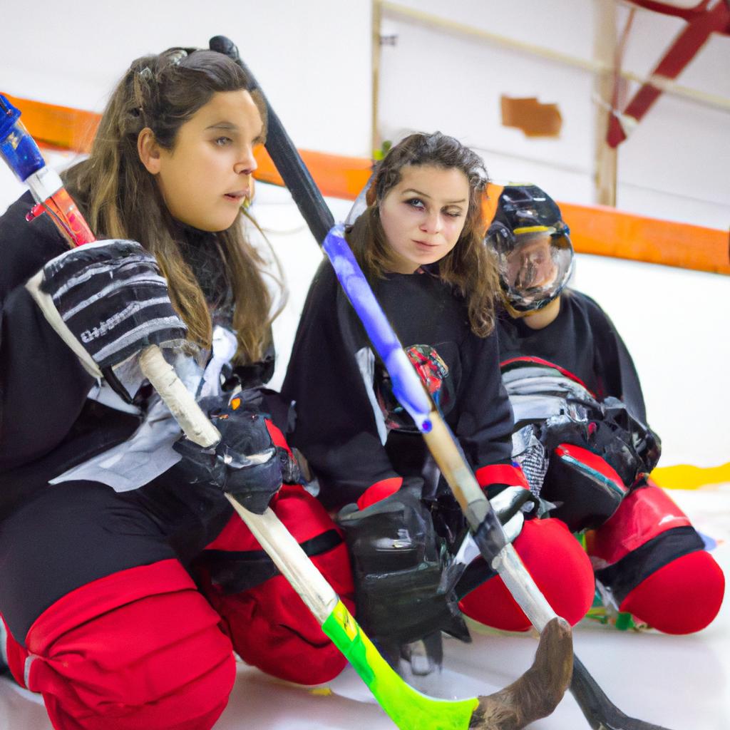 El Ringette Es Un Deporte De Equipo Canadiense Jugado En Una Pista De Hielo, Similar Al Hockey Sobre Hielo, Pero Se Juega Con Una Vara Recta Y Un Anillo De Goma En Lugar De Un Puck.