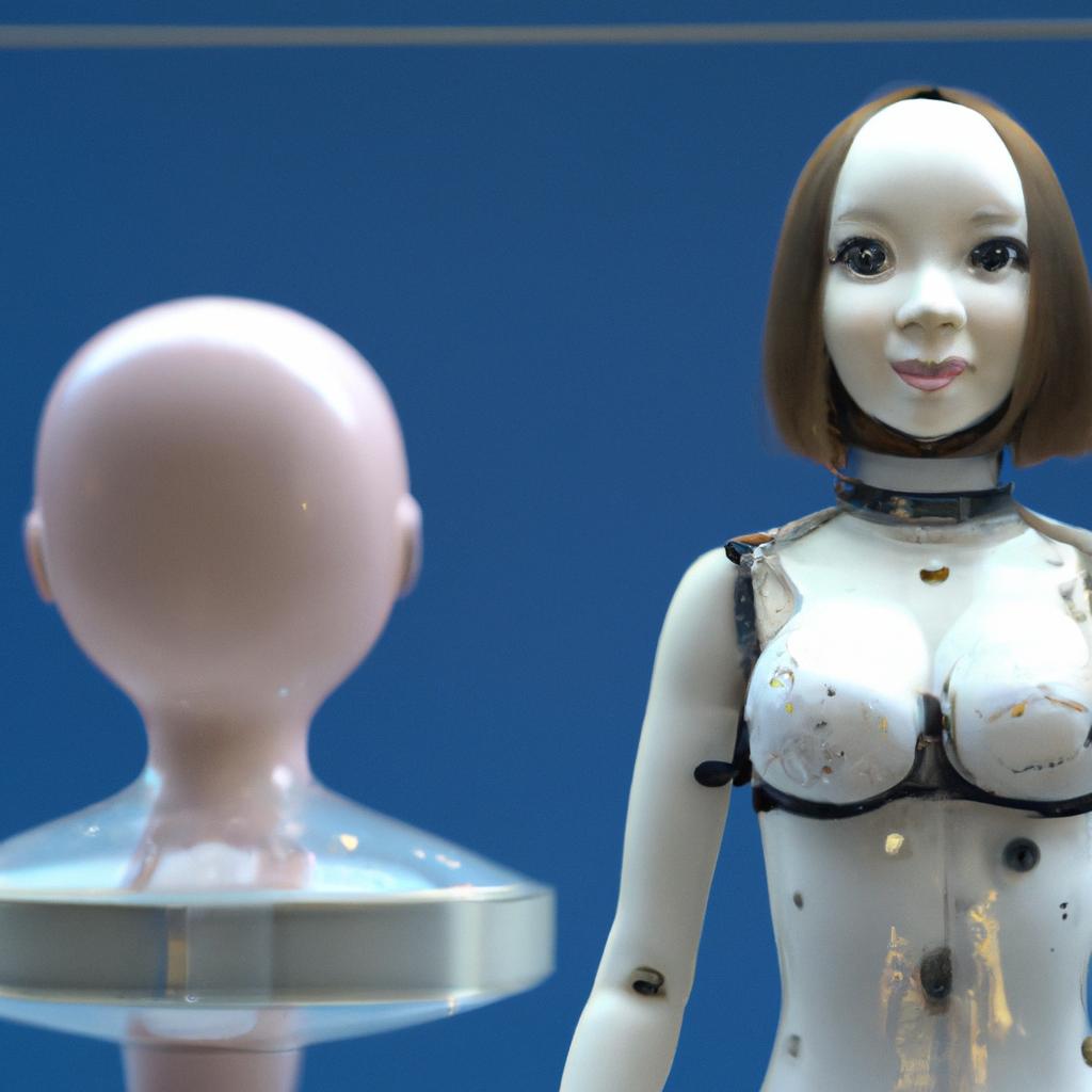 El Robot Actroid, Desarrollado En Japón, Es Una Réplica Robótica De Una Mujer Que Puede Moverse Y Hablar De Manera Realista.