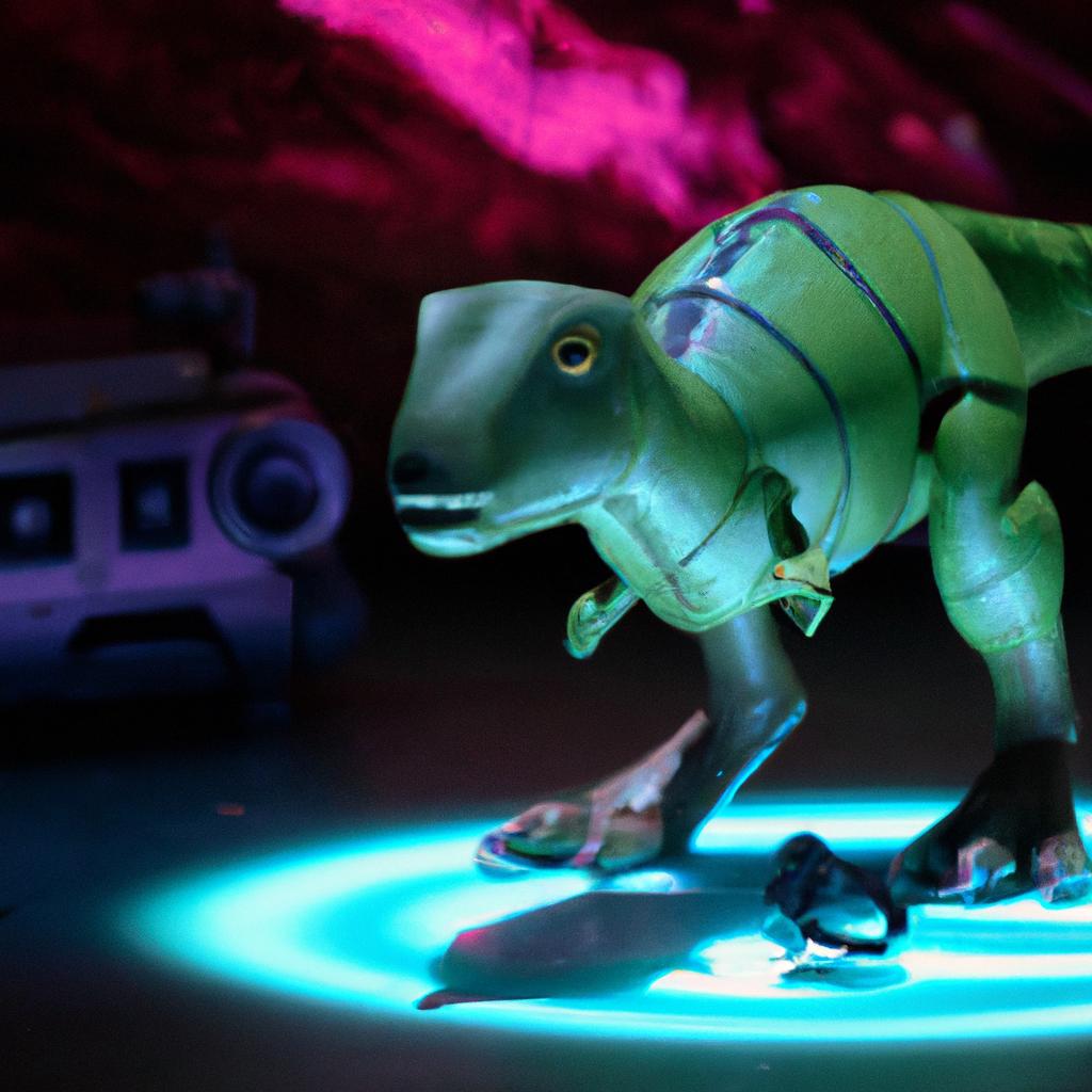 El Robot Pleo, Creado Por Caleb Chung, Es Un Dinosaurio Robótico Que Puede Moverse Y Reaccionar A Su Entorno De Manera Realista.