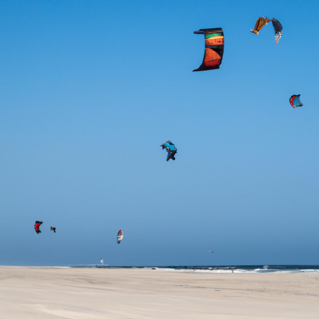 El Sand Kiting Es Una Versión Del Kitesurfing Que Se Realiza En La Arena.