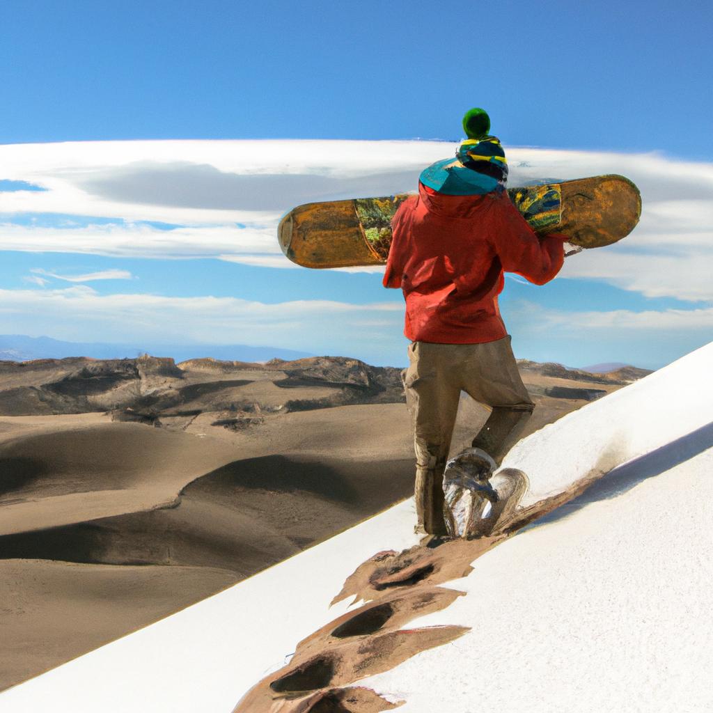 El Sandboarding Se Practica En Dunas De Arena En Lugar De Pendientes Nevadas.