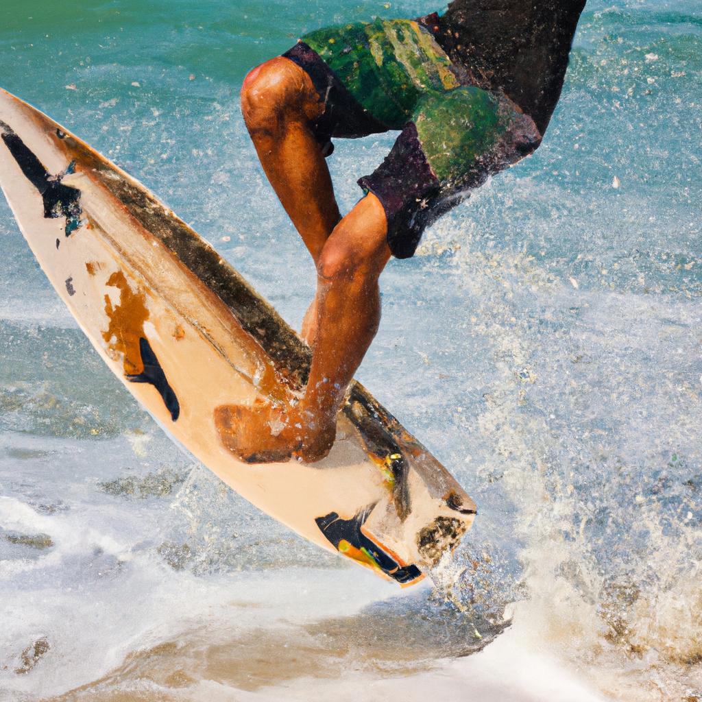 El Skimboarding Se Practica En La Orilla Del Mar Donde El Agua Es Poco Profunda.