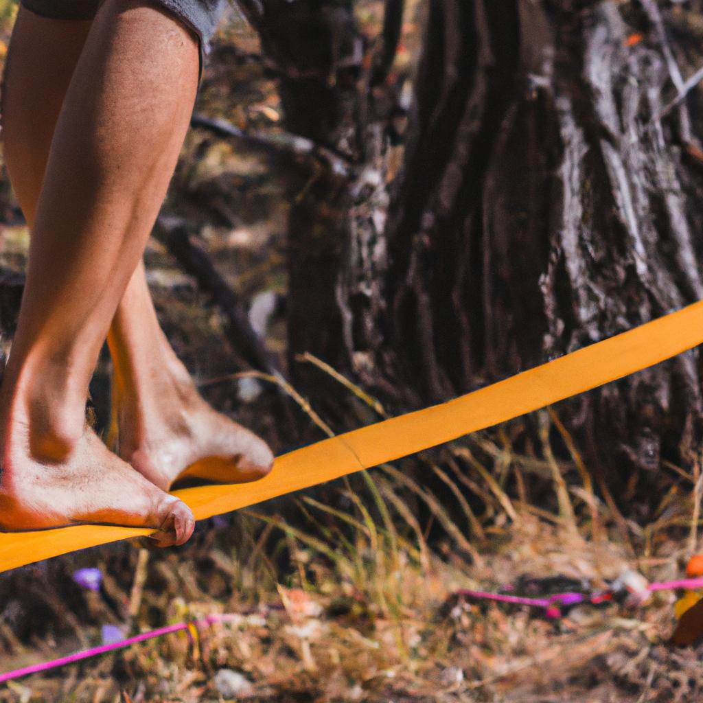 El Slacklining Se Originó En El Mundo De La Escalada En La Década De 1980 En Yosemite, California.