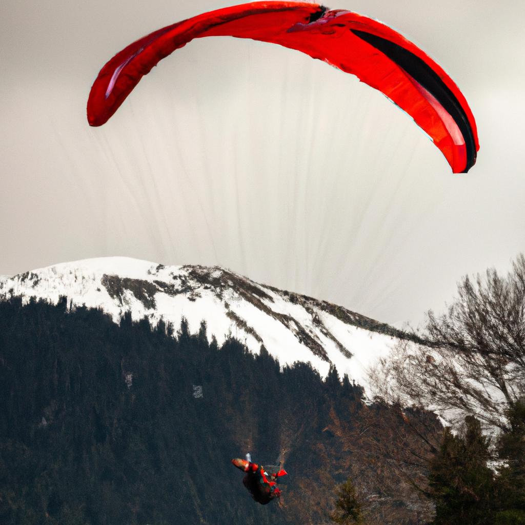 El Speed Flying Es Una Combinación De Parapente Y Esquí.