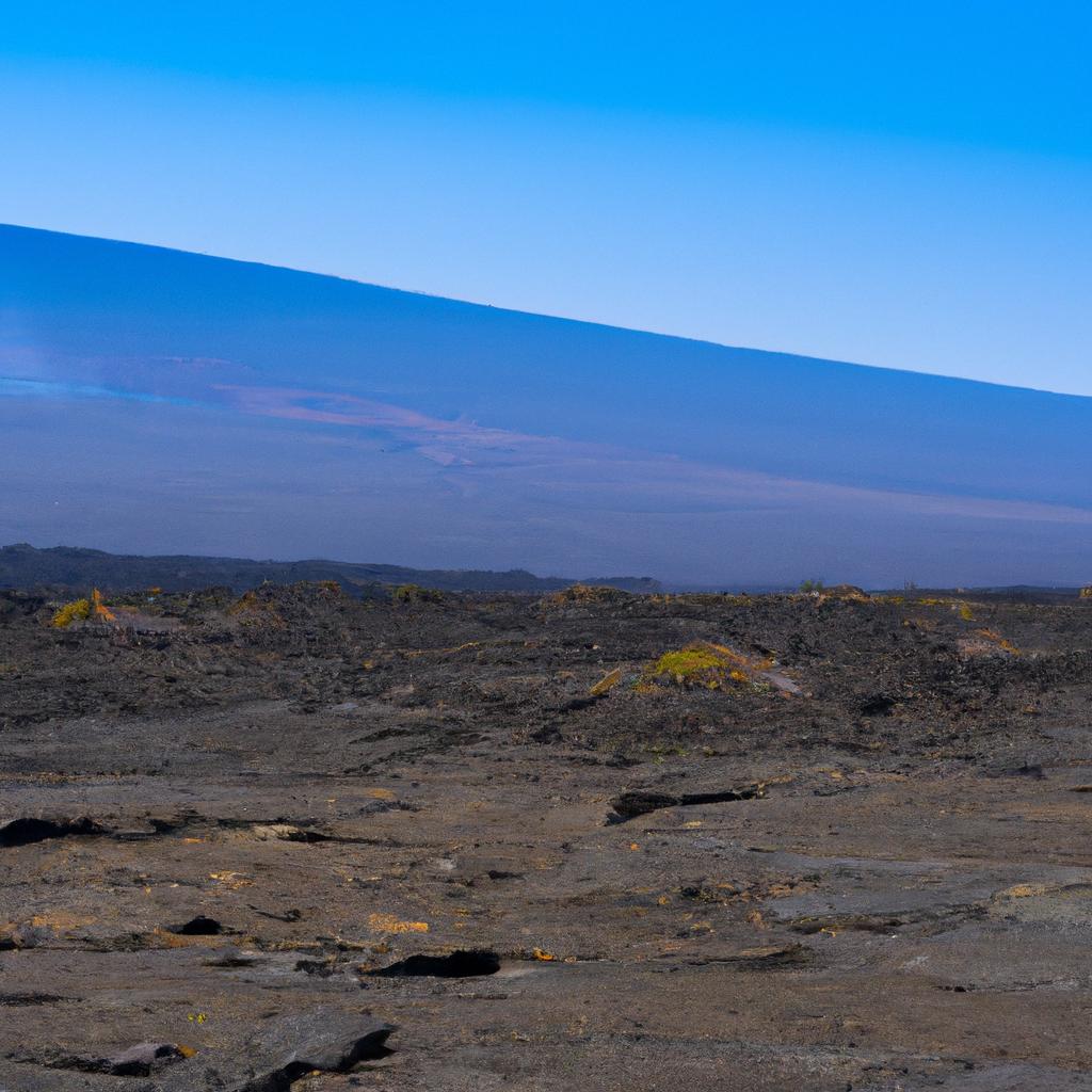 El Volcán Mauna Loa En Hawái, Estados Unidos, Es Uno De Los Volcanes Más Grandes Del Mundo Y Es Conocido Por Sus Erupciones Periódicas. Es Uno De Los Cinco Volcanes Que Forman La Isla De Hawái.